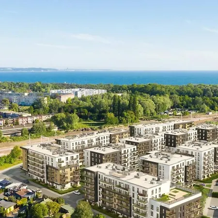 Wow Flou Przystan Letnica 700m Plaza Apartment Danzig