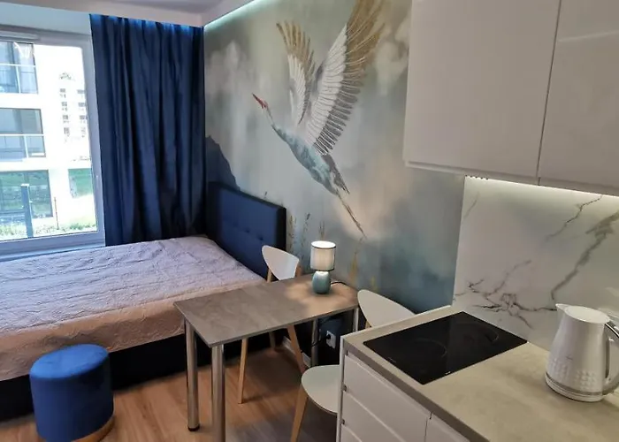 Apartment Wow Flou Przystan Letnica 700m Plaza Gdansk